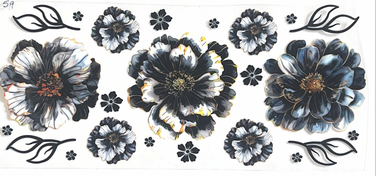 Black Floral Elegance