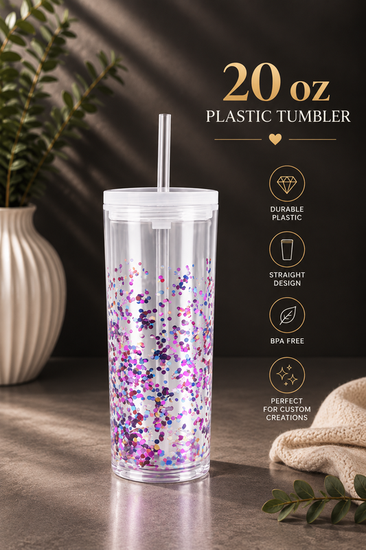 20oz plastic tumbler