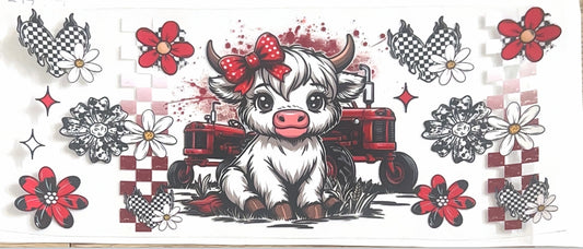 Farm Highland Cow Tracto