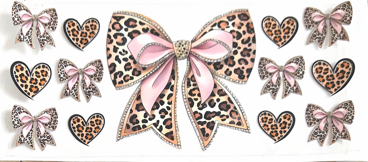 Leopard Pink Bow