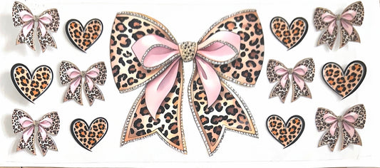 Leopard Pink Bow