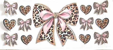 Leopard Pink Bow