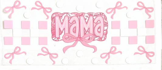 Mama Pink Checker