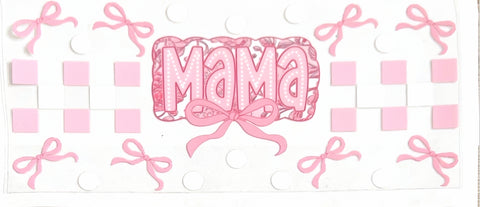 Mama Pink Checker