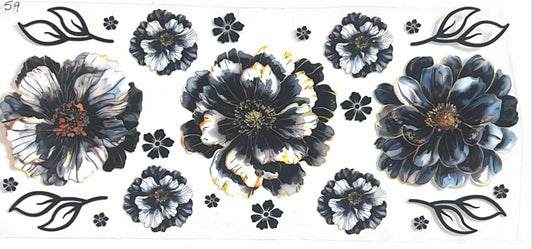 Black Floral Elegance